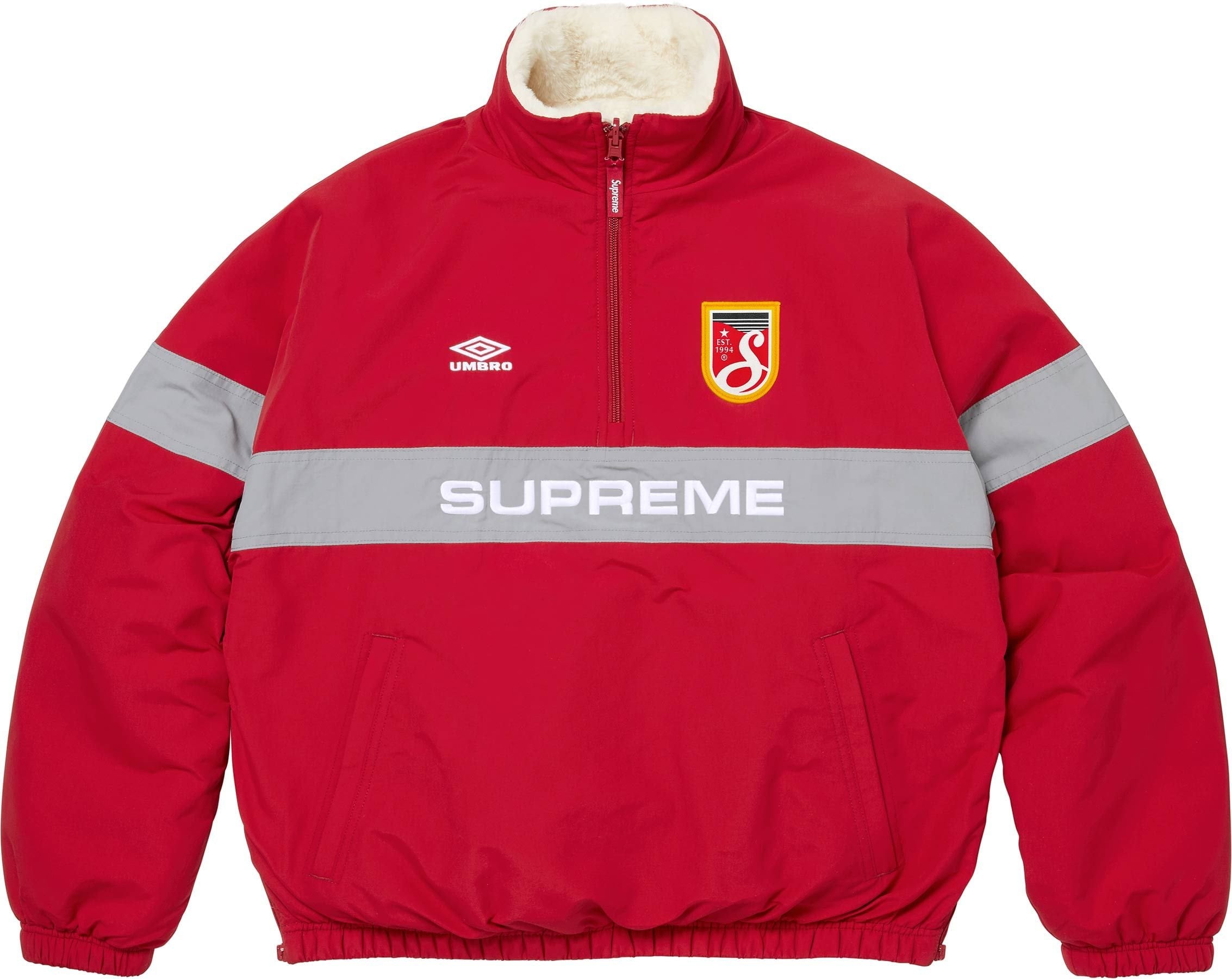 Supreme®/Umbro® Reversible Faux Fur Pullover view 5